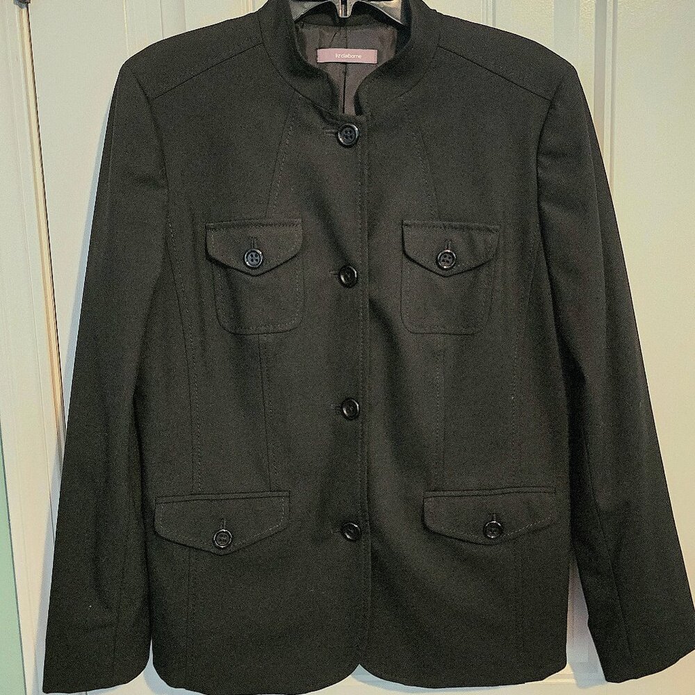 Liz Claiborne Black Jacket Size 14
